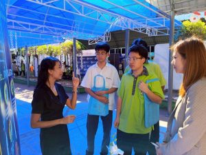 จกรรมแนะแนวการศึกษาและประชาสัมพันธ์หลักสูตร ณ โรงเรียนสารสาสน์วิเทศน์ คลองหลวง