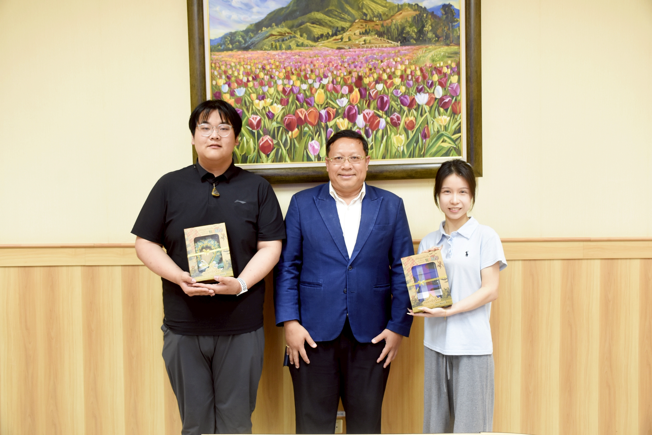 คณะวิทยาศาสตร์และเทคโนโลยี มหาวิทยาลัยเทคโนโลยีราชมงคลธัญบุรี ให้การต้อนรับคณาจารย์และนักศึกษาจาก Zhengshou City Vocational College สาธารณรัฐประชาชนจีน