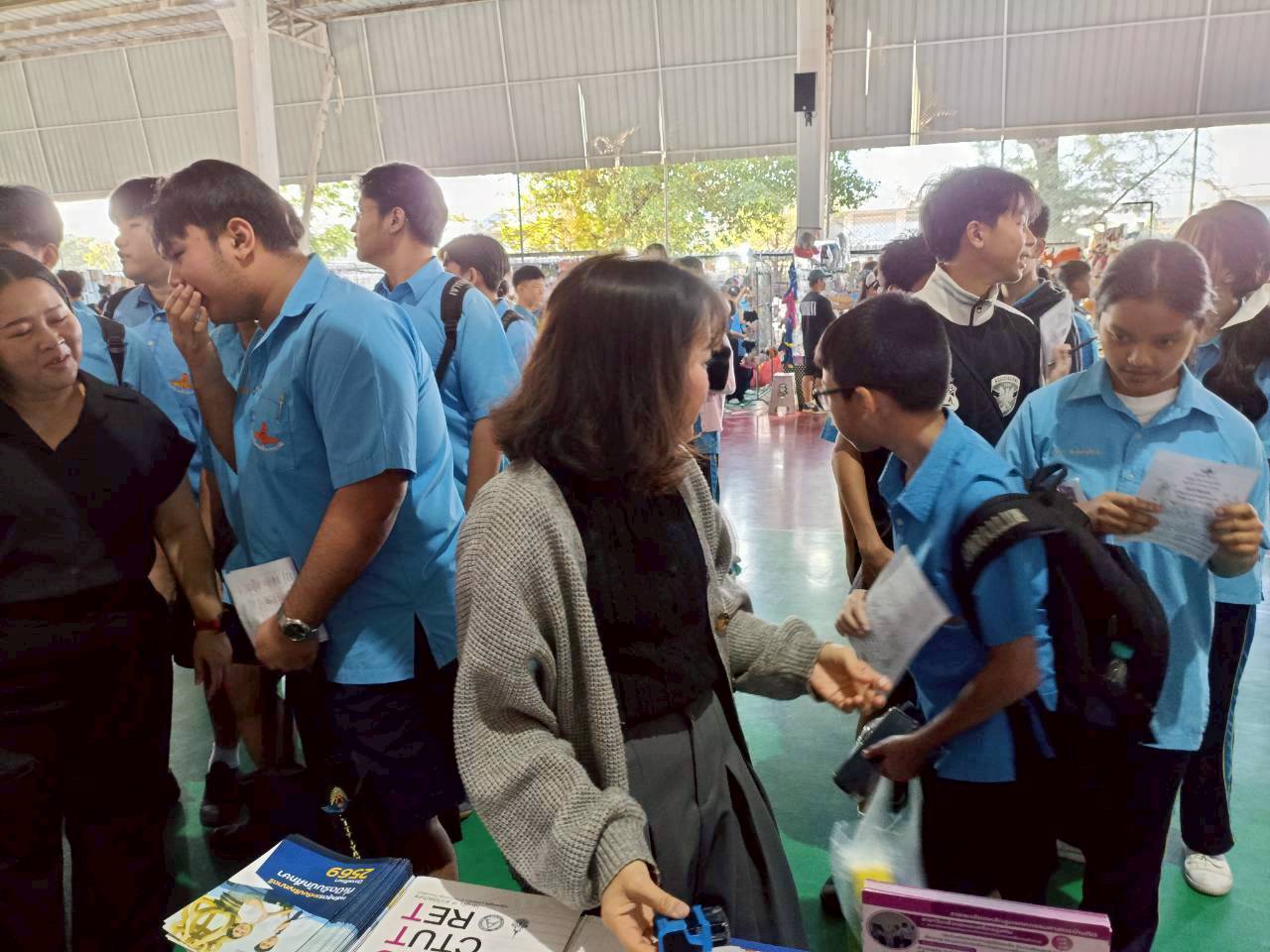 คณะวิทยาศาสตร์และเทคโนโลยี มทร.ธัญบุรี 🔬🎉 ร่วมกิจกรรมแนะแนวการศึกษาและประชาสัมพันธ์หลักสูตรและอาชีพ