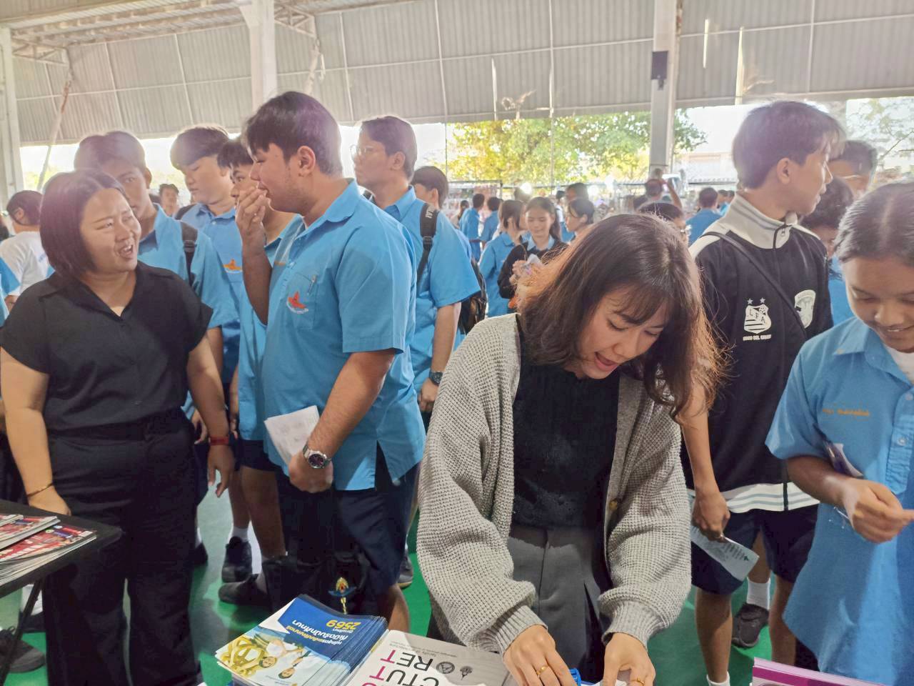 คณะวิทยาศาสตร์และเทคโนโลยี มทร.ธัญบุรี 🔬🎉 ร่วมกิจกรรมแนะแนวการศึกษาและประชาสัมพันธ์หลักสูตรและอาชีพ