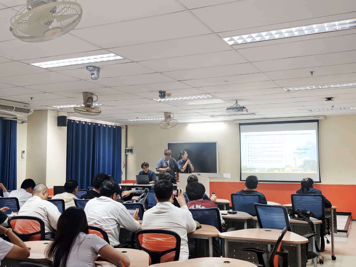 กิจกรรมแลกเปลี่ยนเรียนรู้โครงงานนักศึกษา ร่วมกับหลักสูตรเทคโนโลยีสารสนเทศ คณะวิทยาศาสตร์และเทคโนโลยีการเกษตร มหาวิทยาลัยเทคโนโลยีราชมงคลล้านนา ตาก