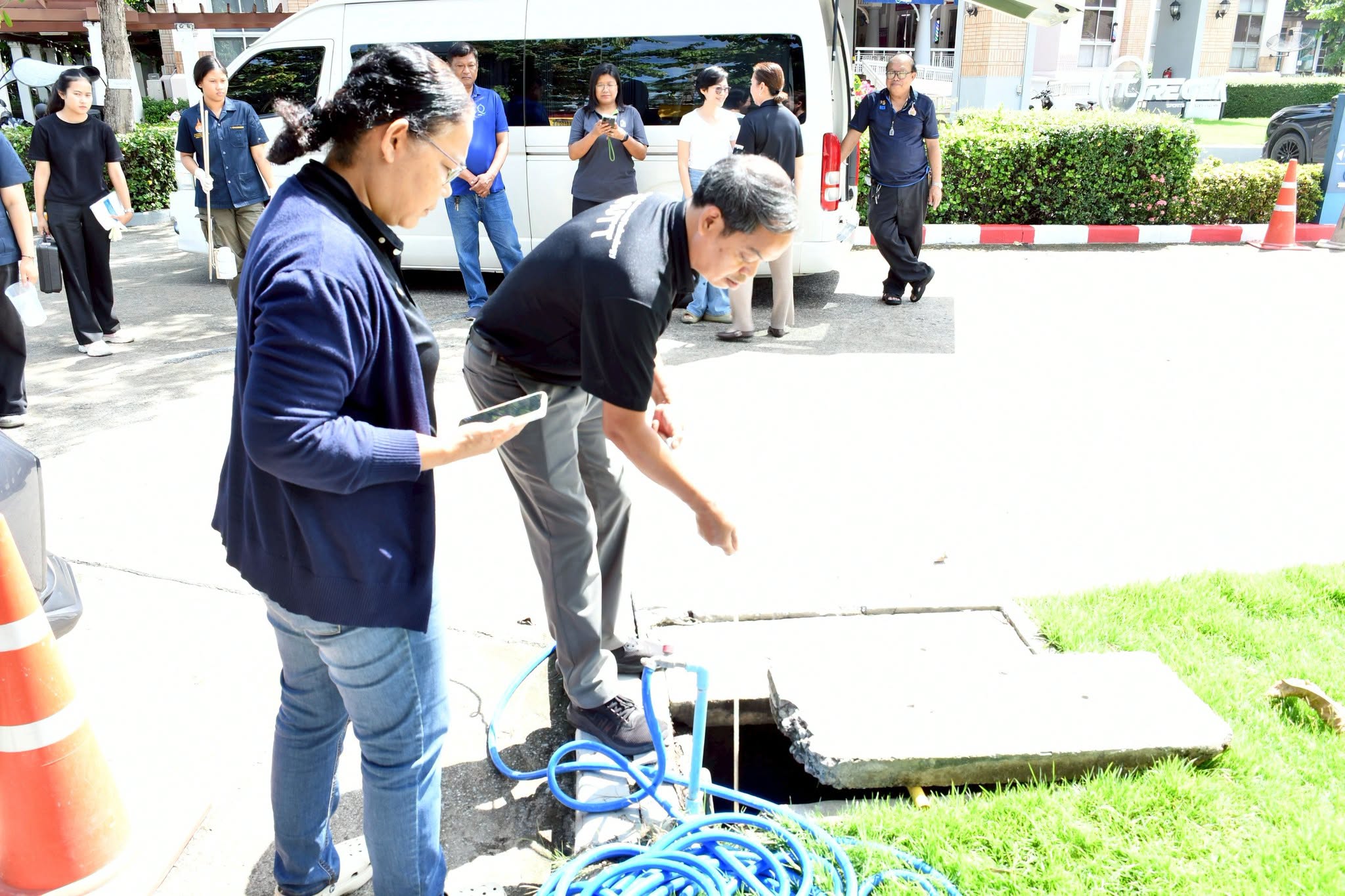 คณะวิทยาศาสตร์ฯ มทร.ธัญบุรี ลงพื้นที่ตรวจคุณภาพน้ำ จ.ปทุมธานี